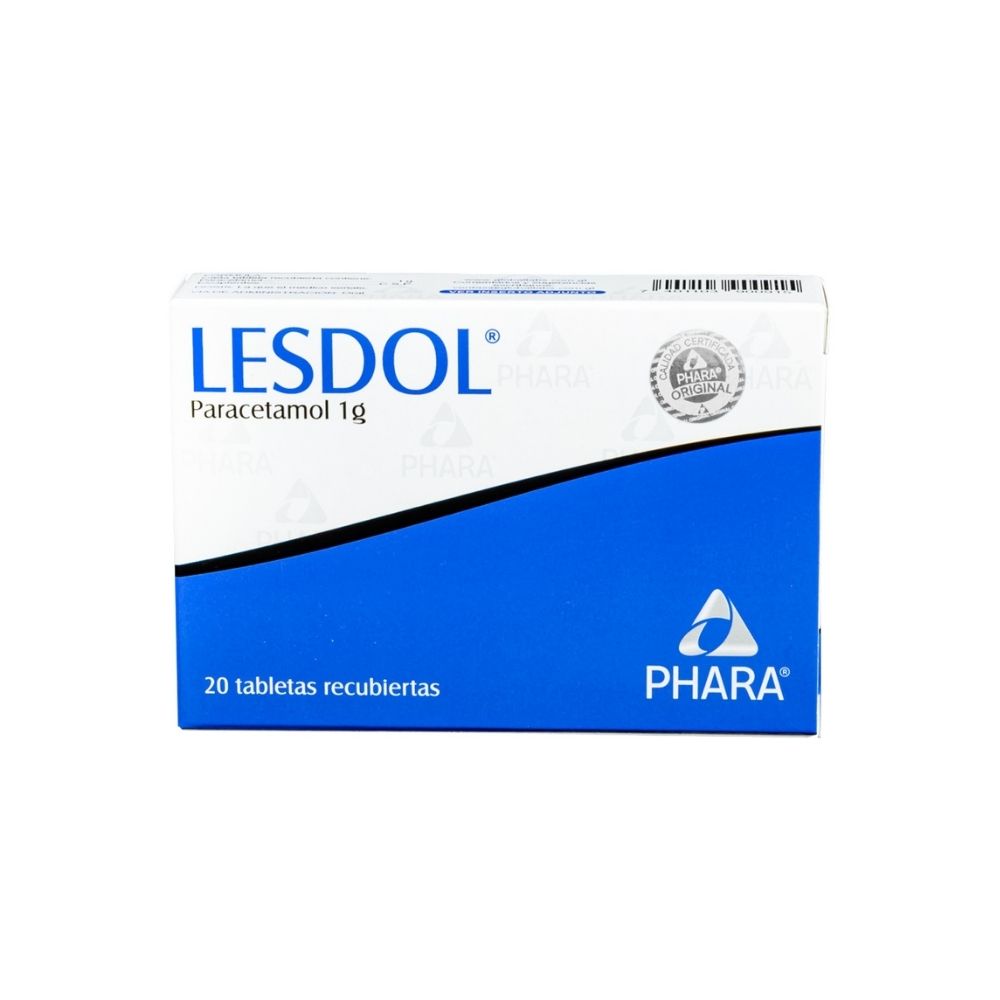 Lesdol 1g *20 tabletas