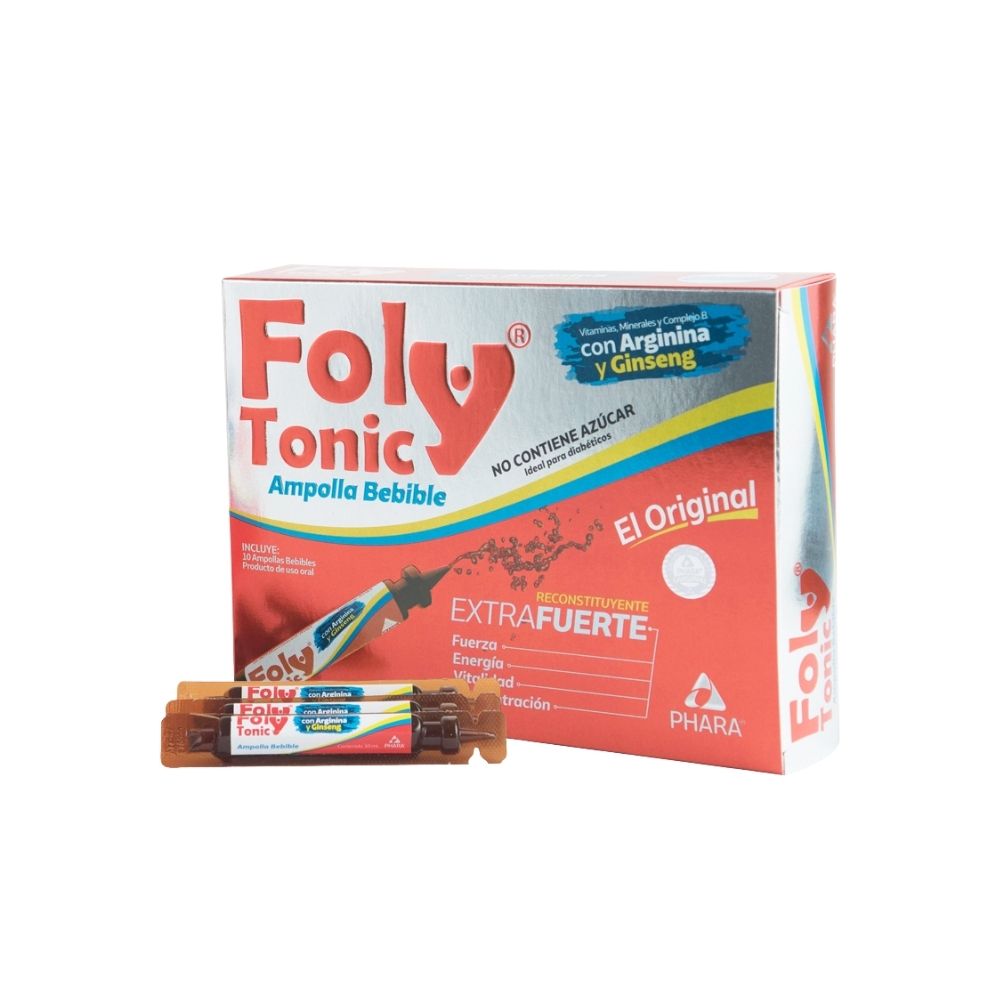 Foly Tonic Ampolla Bebible *10 Ampollas.