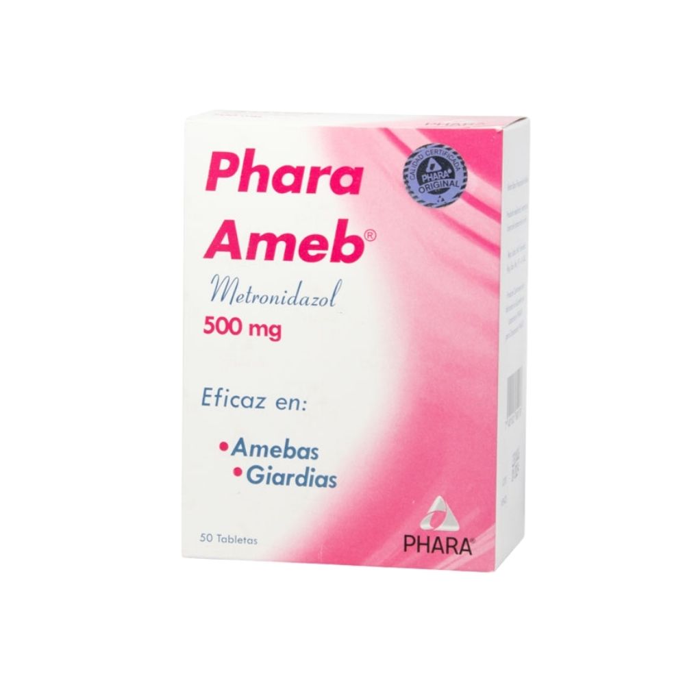 Phara Ameb 500 mg *50 Tabletas.
