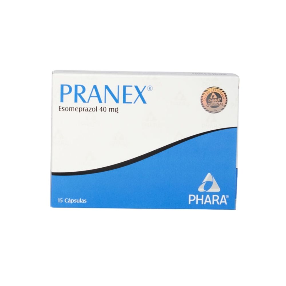 Pranex 40 mg * 15 Capsulas.